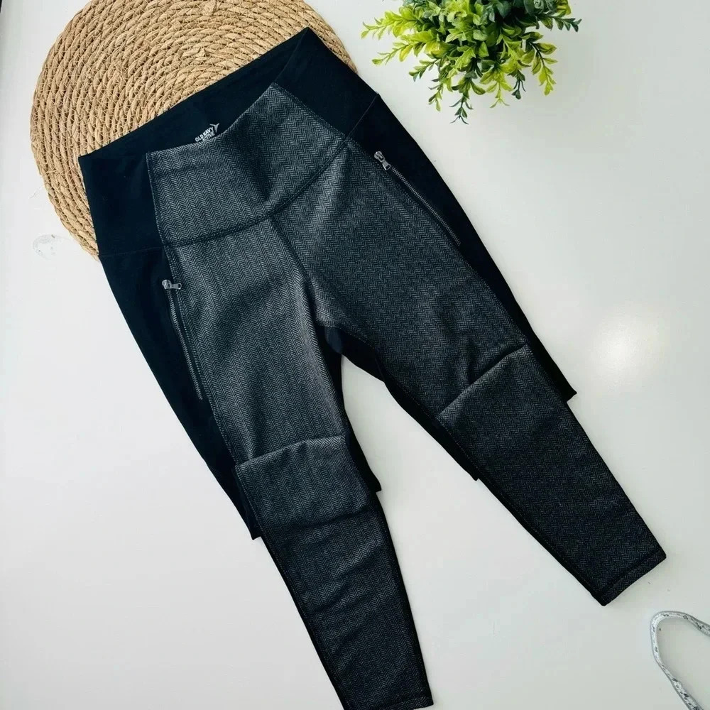 Old Navy Black Pull On Stretch Athletic Fit Leggings Size‎ Small